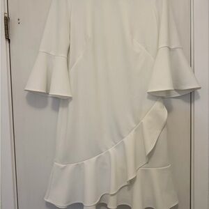 Lauren Ralph Lauren Cream Asymmetrical Dress